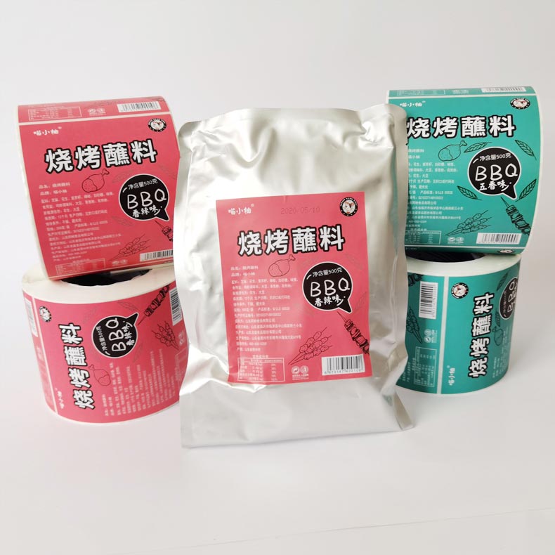 燒烤蘸醬_食品瓶貼標簽
